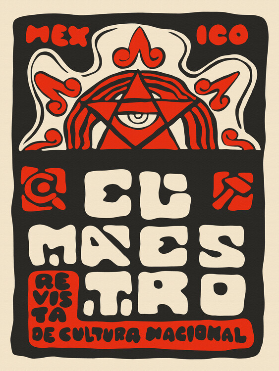 Obraz na płótnie El Maestro Magazine Cover No.3 (Mexican Art & Culture)