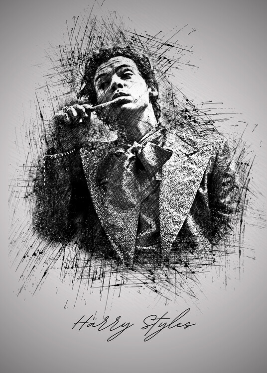 Poster Harry S. Sketch