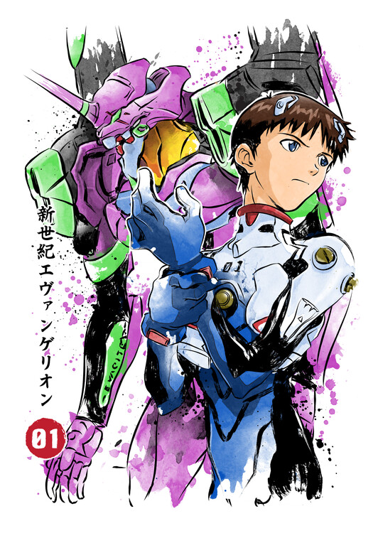 Плакат Eva 01