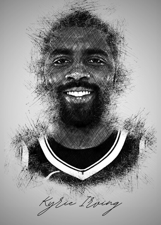 Poster kyrie I. Sketch
