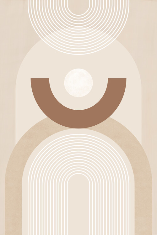 Poster Beige Boho Poster No.1