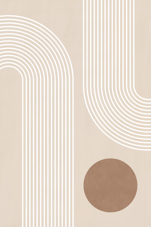 Poster Beige Arc Poster No.1