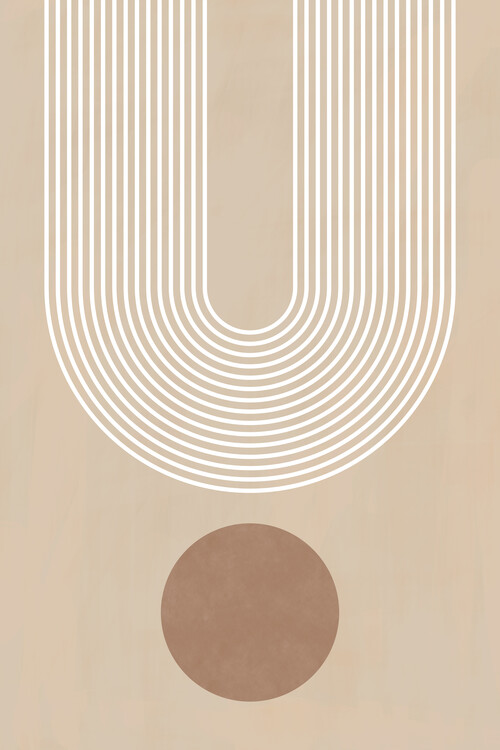 Poster Beige Arc Poster No.2
