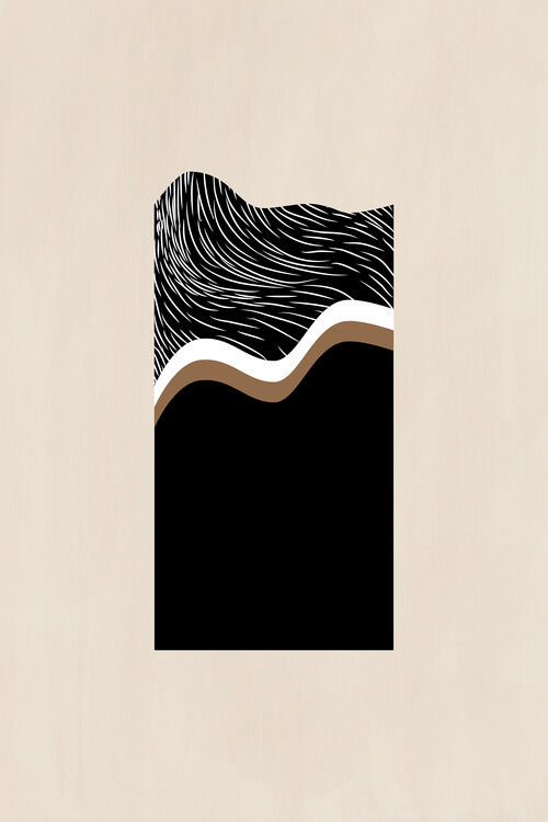 Poster Abstract Beige Poster No.2