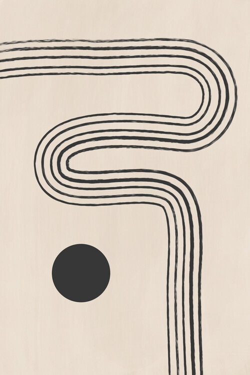 Poster Bold Brush Stroke Poster No.1