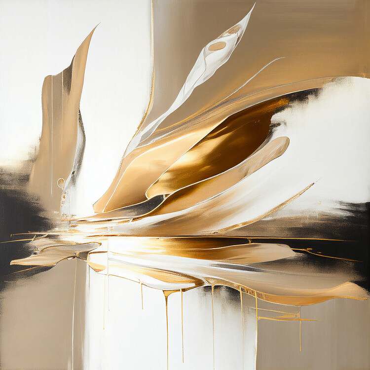 Poster Golden Abstraction D