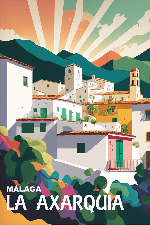 Poster La Axarquia - Malaga - A hidden treasure on the Costa del So
