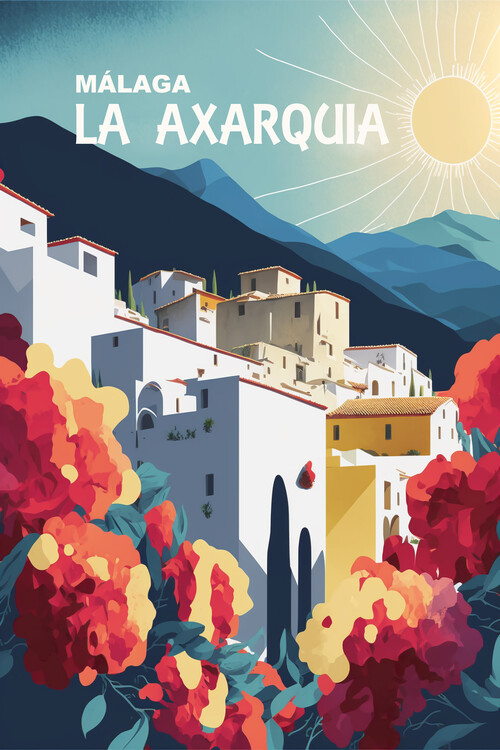 Poster La Axarquia - Malaga - A hidden treasure on the Costa del So