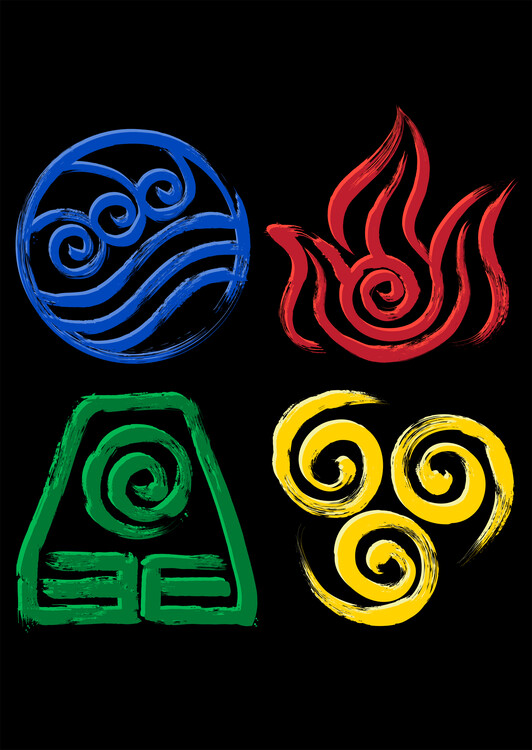 Canvas Print Four nations