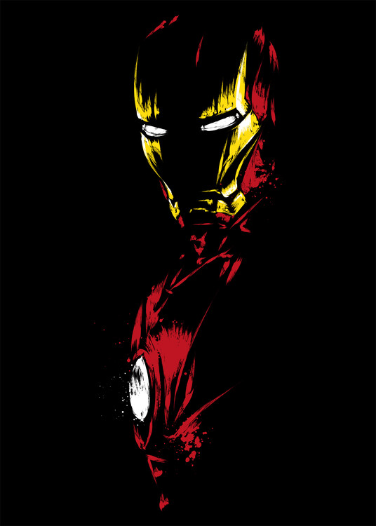 Poster Iron in the shadow