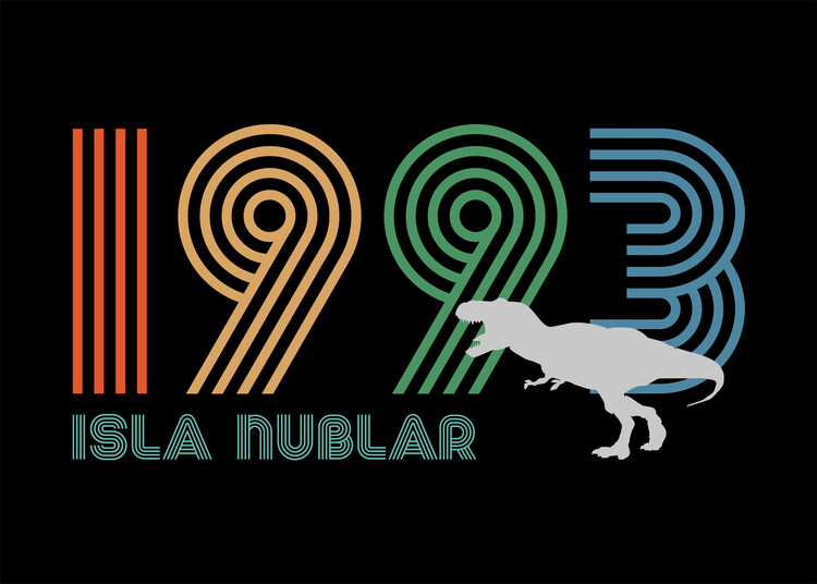 Canvas Print Isla nublar