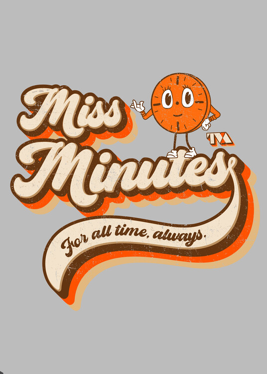 Плакат Miss minutes