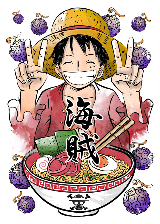 Canvas Print Pirate ramen