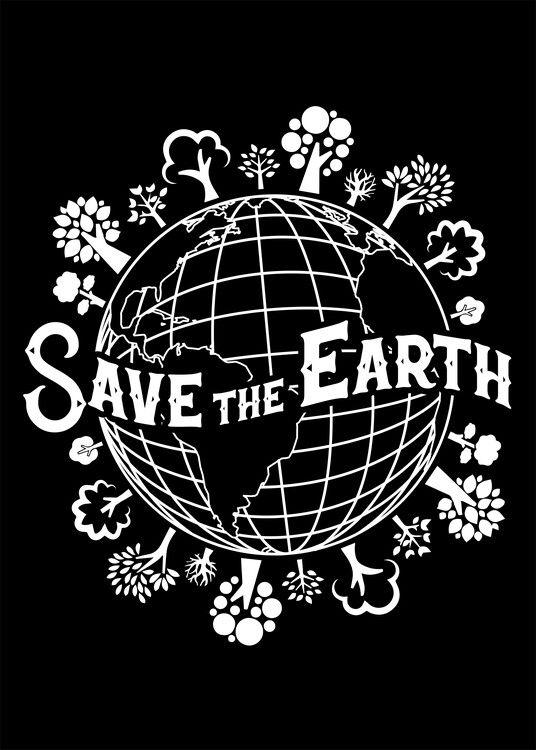 Плакат Save the planet
