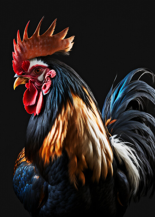 Poster Potrait Chiken