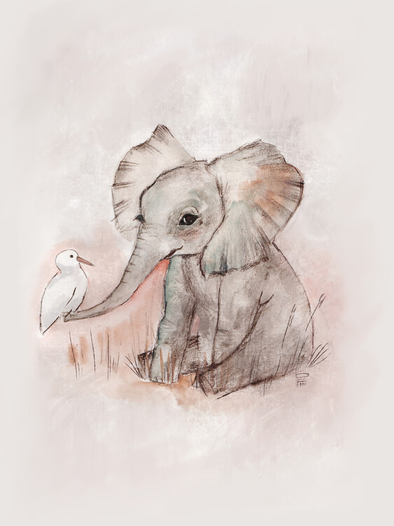 Poster Baby elephant