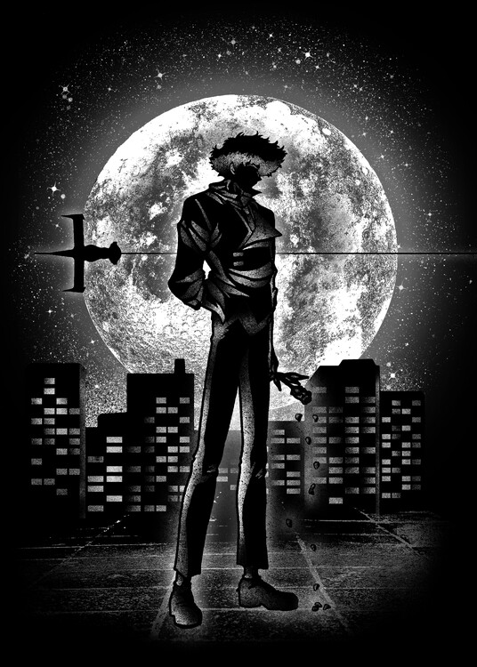 Canvas Print Moonlight Cowboy