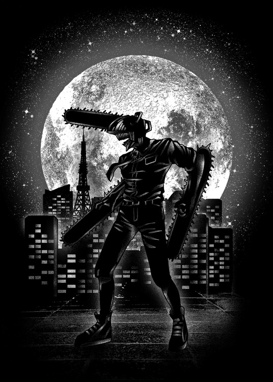 Poster Moonlight Chainsaw