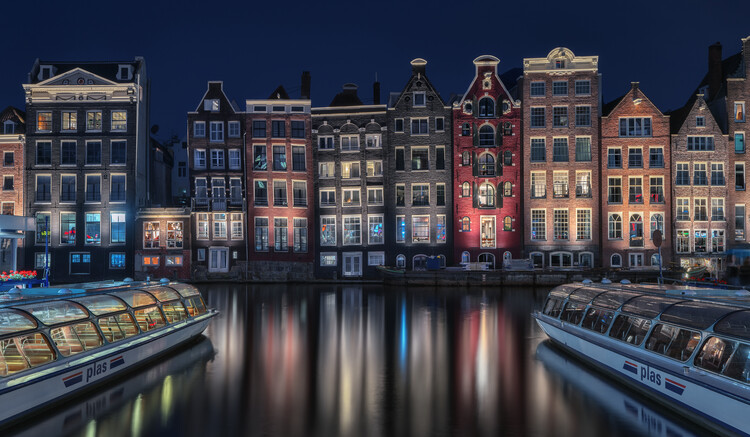 Levně Plakát, Obraz - Amsterdam colors, Fran Osuna, 40 × 22.2 cm