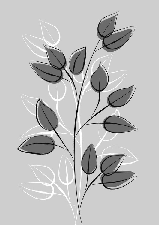 Plakat Grey Plant