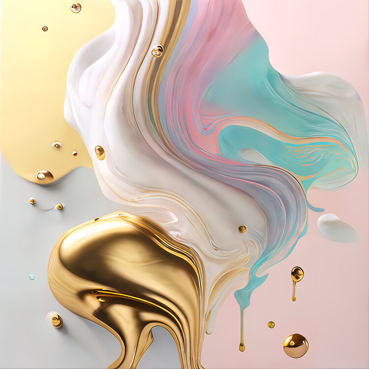 Poster Abstract paint