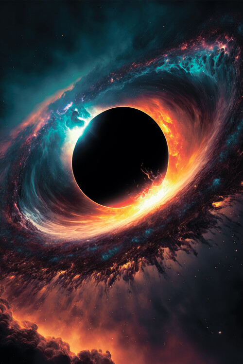 Poster Black hole