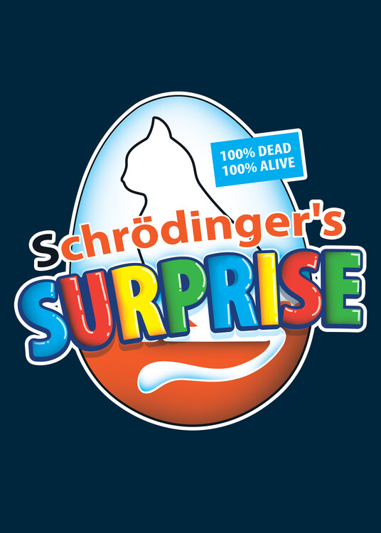 Poster Schrodinger surprise