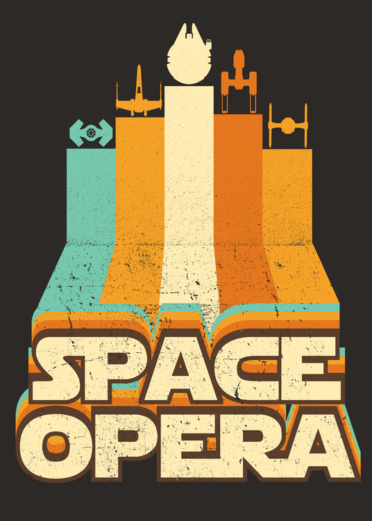 Плакат Space opera