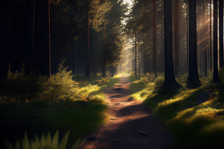 Poster Path through a forest