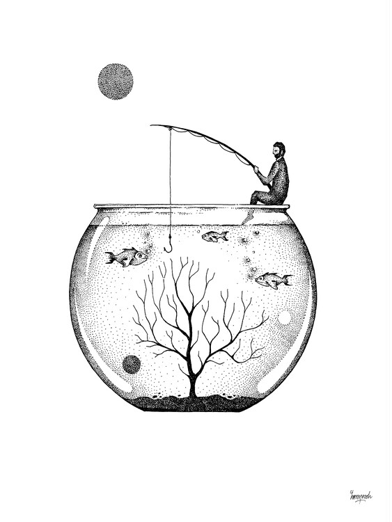 Плакат Aquarium Fishing