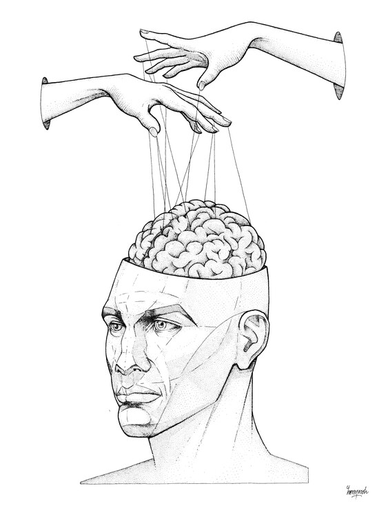 Плакат Man Brain