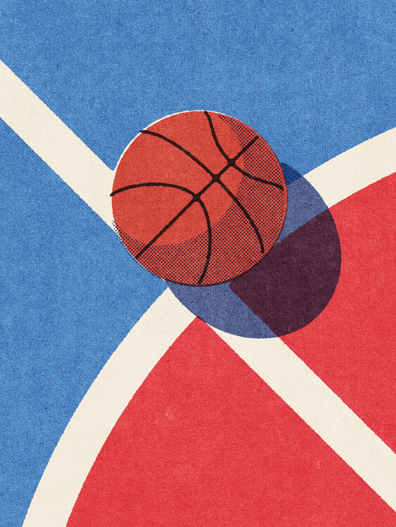 Póster BALLS / Basketball - outdoor