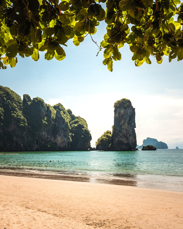 Plakat Empty beach in Thailand