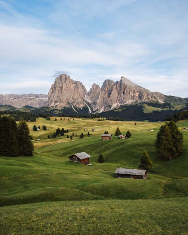 Плакат Scenic view in Dolomiti