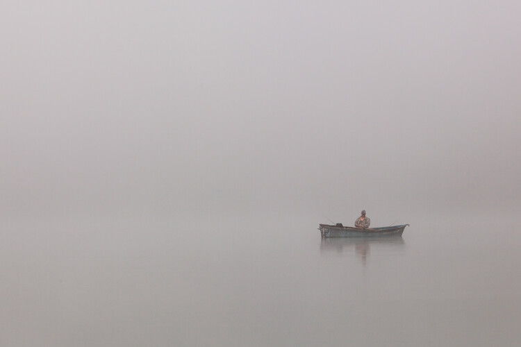 Плакат Foggy morning...