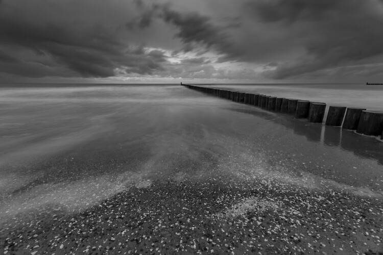 Плакат Long exposure at Baltic sea