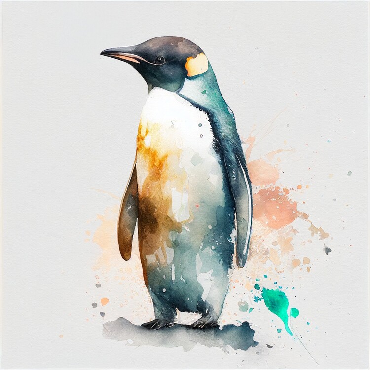 Wall Mural Penguin