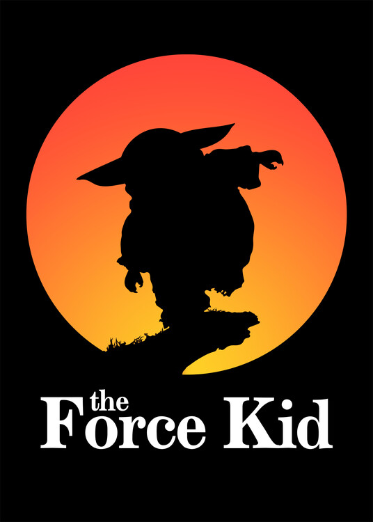 Bild auf Leinwand The force kid
