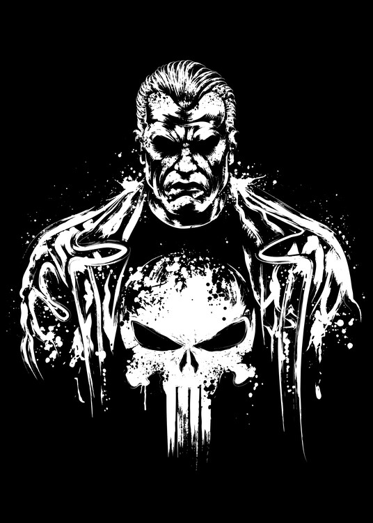 Плакат The man behind the skull