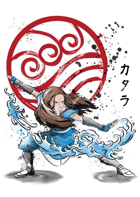 Canvas Print The power of the water tribe