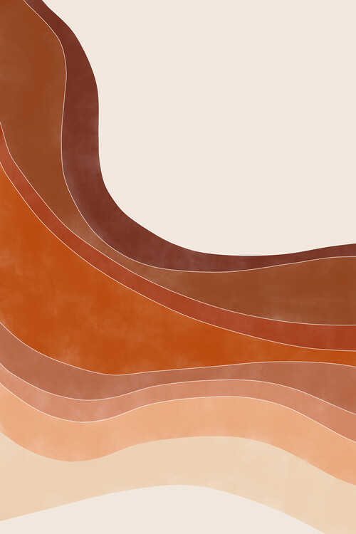 Poster Terracotta Ombre Poster