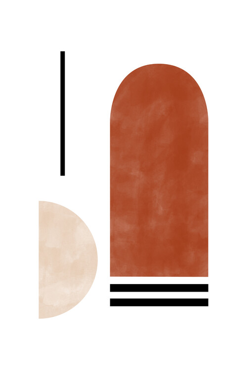 Poster Trendy Geometric Shapes Poster No.2