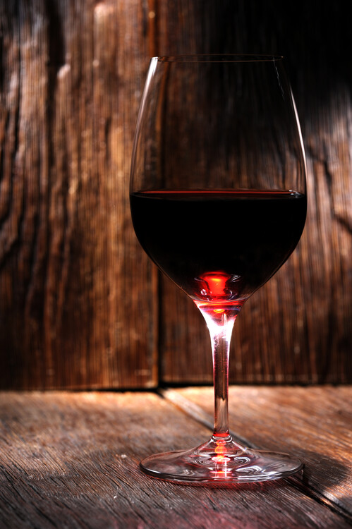 Plakát A glass of red wine