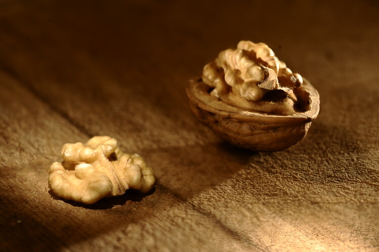 Plakát An open walnut
