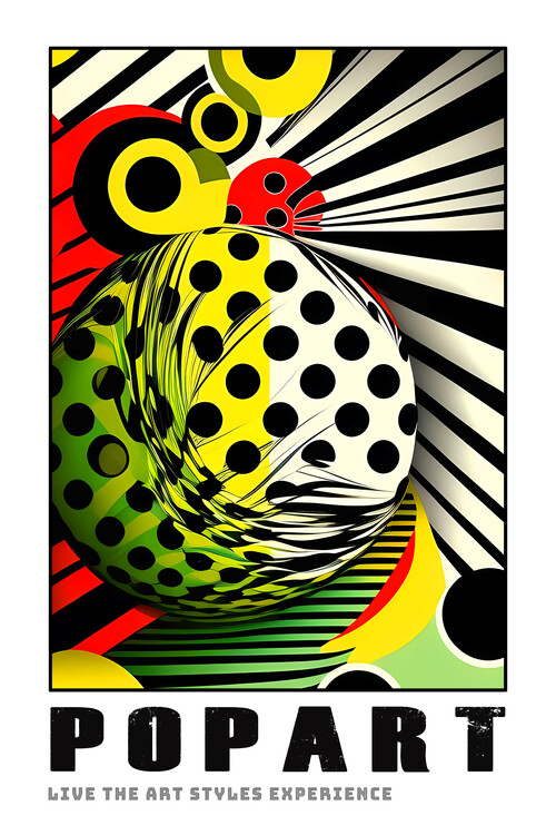 Poster POPART Style:  EDU JOY Art Poster: MOD: Popart#1