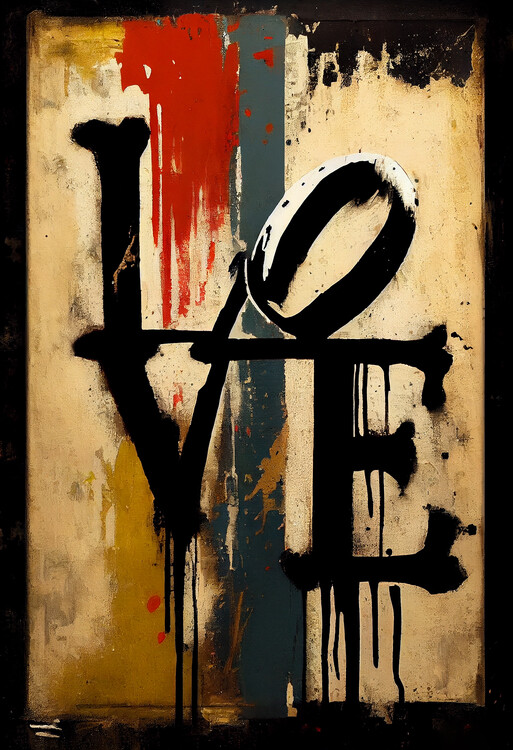 Poster Love Grafitti nr. 2