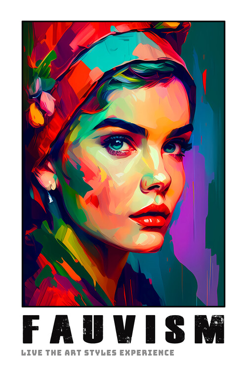 Poster FAUVISMUS: Lebe den fauvistischen Kunststil! MOD: Fauvism #3