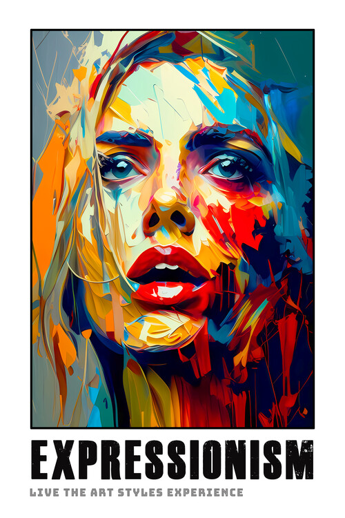 Poster EXPRESIONISMO: ¡Vive el estilo de arte expresionista! MOD#1