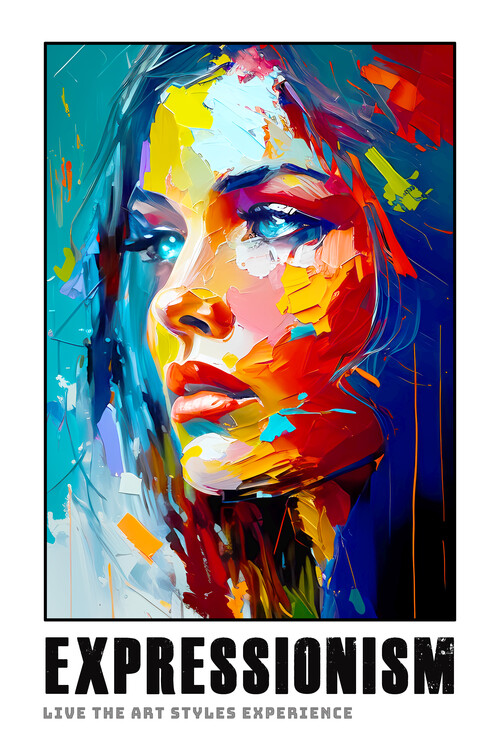 Poster EXPRESSIONISM: Live the expressionist style of art! MOD#2