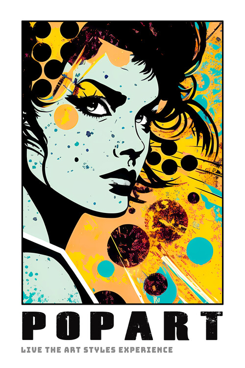 Poster POPART: Live the Pop art style! EDU & Joy: mod#2